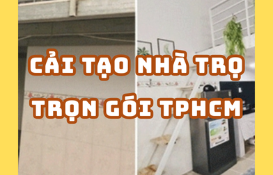 CẢI TẠO NỘI THẤT NHÀ TRỌ TRỌN GÓI TPHCM 2025 I H2C