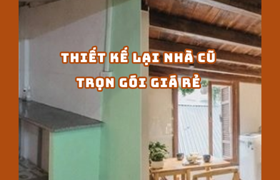 THIẾT KẾ LẠI NHÀ CŨ TRỌN GÓI GIÁ RẺ TPHCM 2025 | H2C
