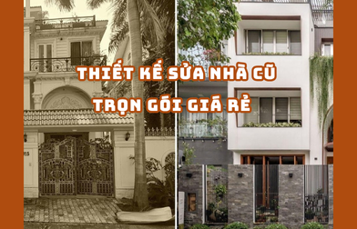 THIẾT KẾ SỬA NHÀ CŨ TRỌN GÓI GIÁ RẺ TPHCM 2025 | H2C