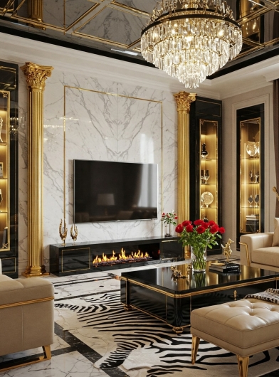 Thiết kế biệt thự phố tại Tân An – phong cách Luxury, tinh tế