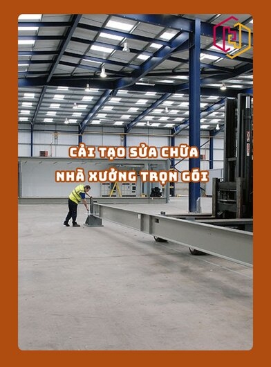 CẢI TẠO SỬA CHỮA NHÀ XƯỞNG TRỌN GÓI TPHCM VÀ CÁC TỈNH LÂN CẬN 2025 | H2C