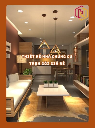 THIẾT KẾ NHÀ CHUNG CƯ TRỌN GÓI GIÁ RẺ TPHCM | H2C