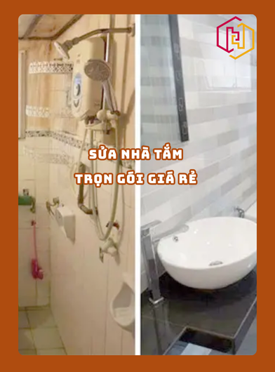 SỬA NHÀ TẮM TRỌN GÓI GIÁ RẺ TPHCM 2025 | H2C
