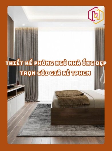 THIẾT KẾ PHÒNG NGỦ NHÀ ỐNG ĐẸP TRỌN GÓI GIÁ RẺ TPHCM | H2C