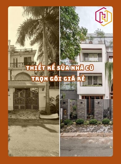 THIẾT KẾ SỬA NHÀ CŨ TRỌN GÓI GIÁ RẺ TPHCM 2025 | H2C