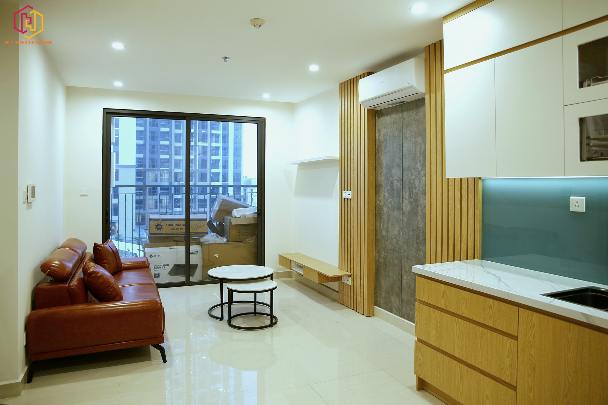 thiết kế nội thất hiện đại, thiết kế nội thất tối giản, nội thất hiện đại sang trọng, H2C INTERIOR DESIGN, Nội Thất H2C, Xây dựng H2C