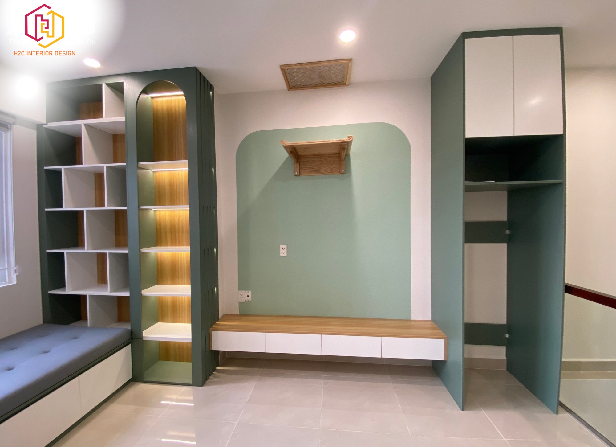 thiết kế nội thất hiện đại, thiết kế nội thất tối giản, nội thất hiện đại sang trọng, H2C INTERIOR DESIGN, Nội Thất H2C, Xây dựng H2C
