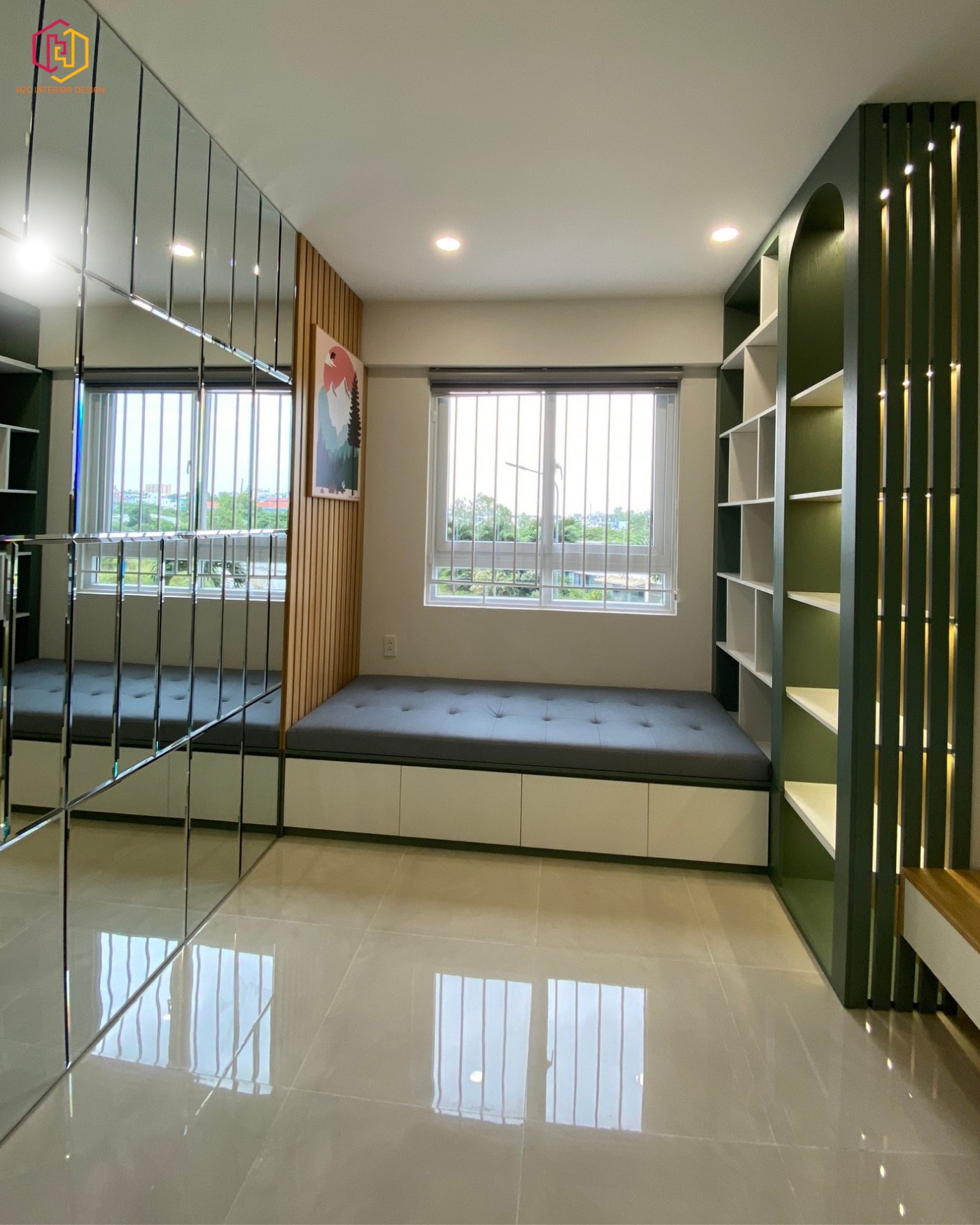 thiết kế nội thất hiện đại, thiết kế nội thất tối giản, nội thất hiện đại sang trọng, H2C INTERIOR DESIGN, Nội Thất H2C, Xây dựng H2C