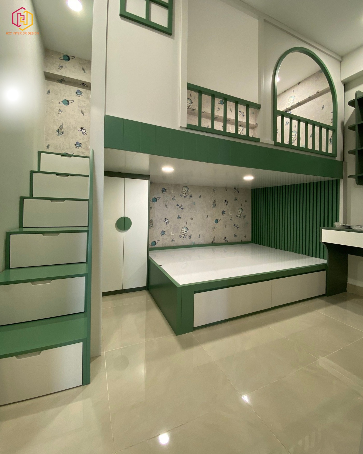 thiết kế nội thất hiện đại, thiết kế nội thất tối giản, nội thất hiện đại sang trọng, H2C INTERIOR DESIGN, Nội Thất H2C, Xây dựng H2C