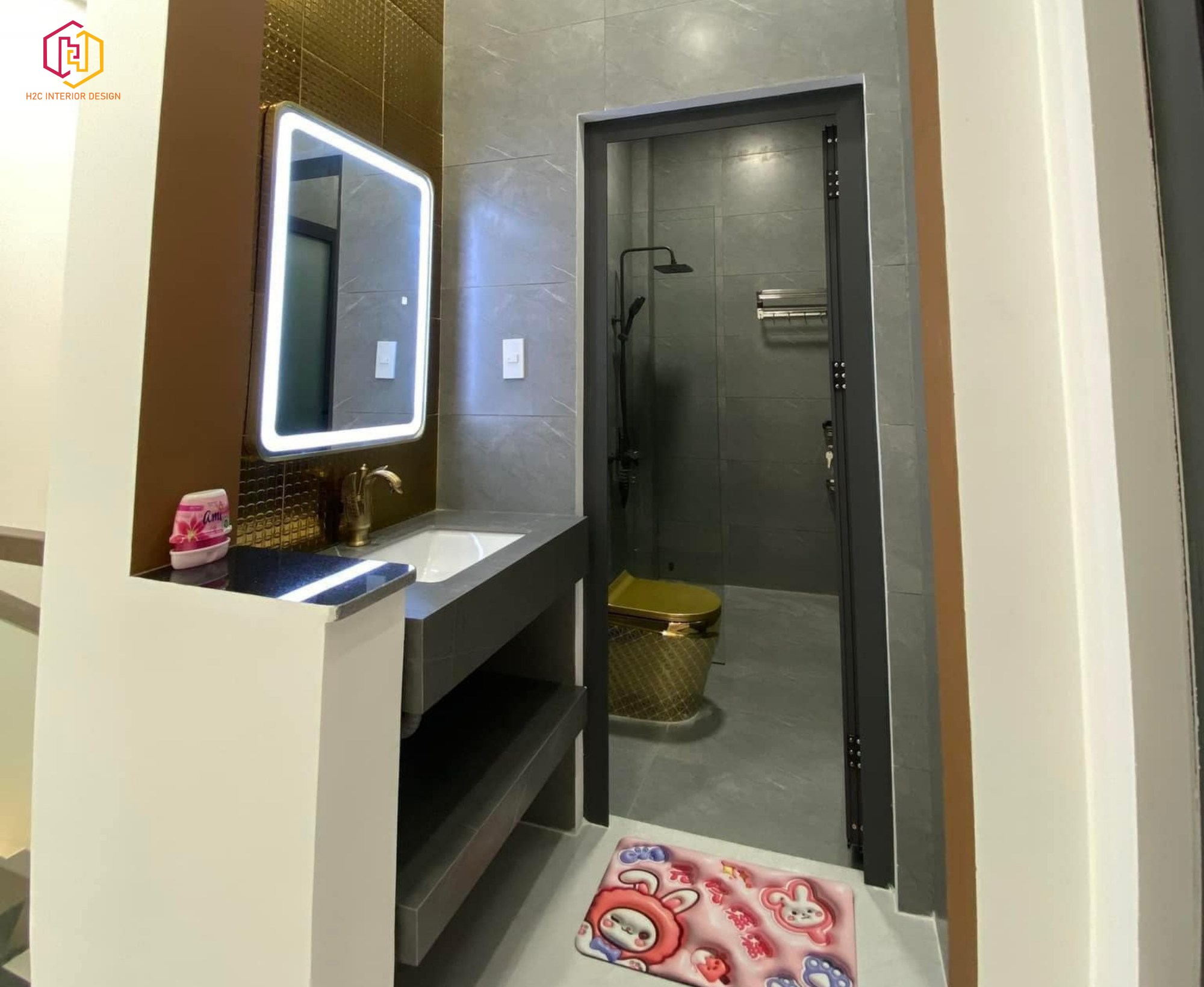 thiết kế nội thất hiện đại, thiết kế nội thất tối giản, nội thất hiện đại sang trọng, H2C INTERIOR DESIGN, Nội Thất H2C, Xây dựng H2C