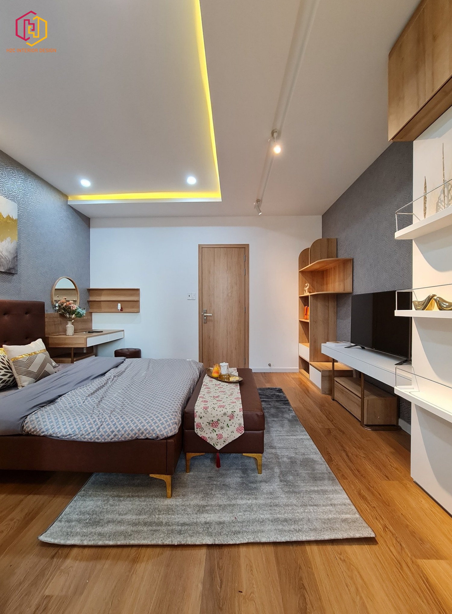 thiết kế nội thất hiện đại, thiết kế nội thất tối giản, nội thất hiện đại sang trọng, H2C INTERIOR DESIGN, Nội Thất H2C, Xây dựng H2C