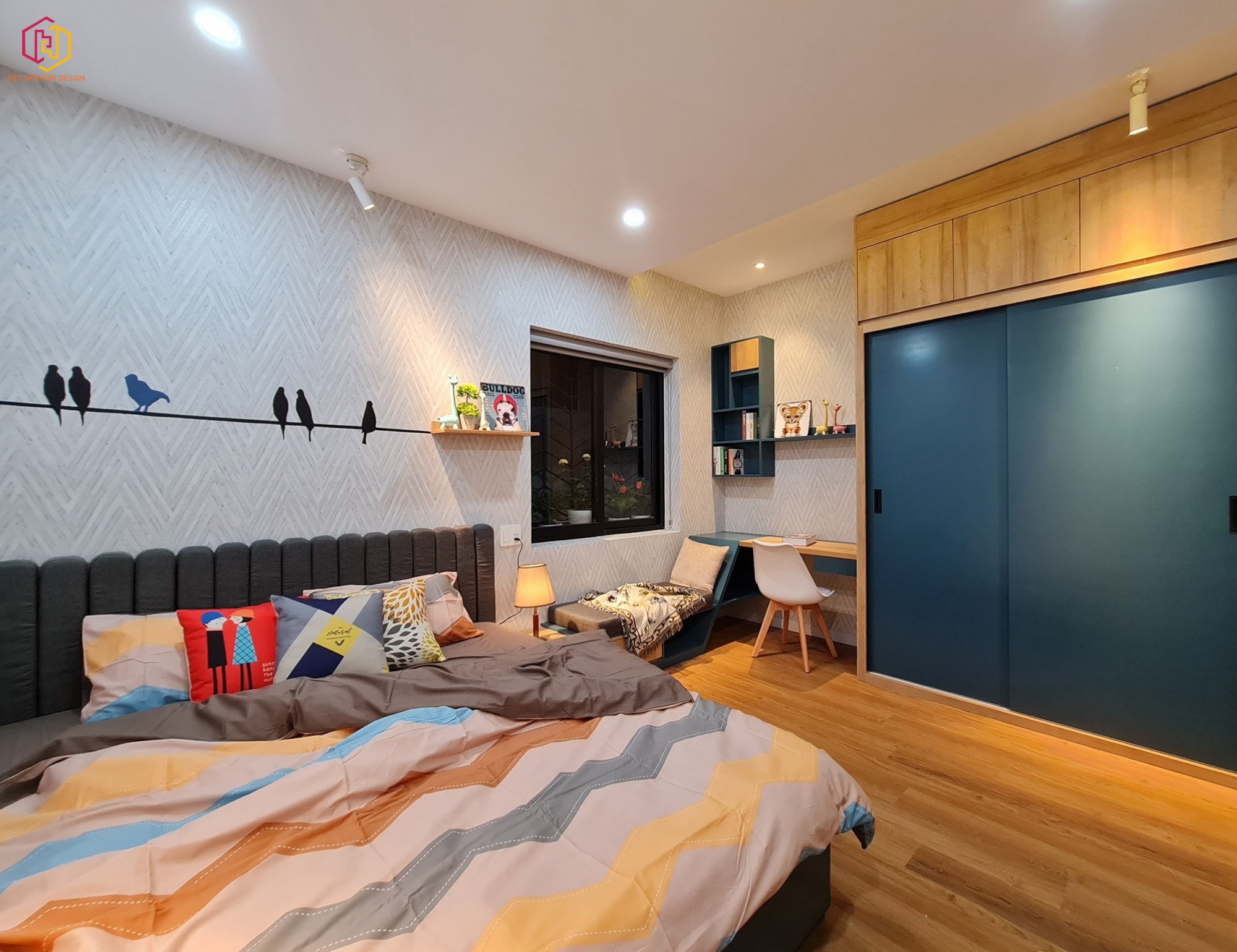 thiết kế nội thất hiện đại, thiết kế nội thất tối giản, nội thất hiện đại sang trọng, H2C INTERIOR DESIGN, Nội Thất H2C, Xây dựng H2C