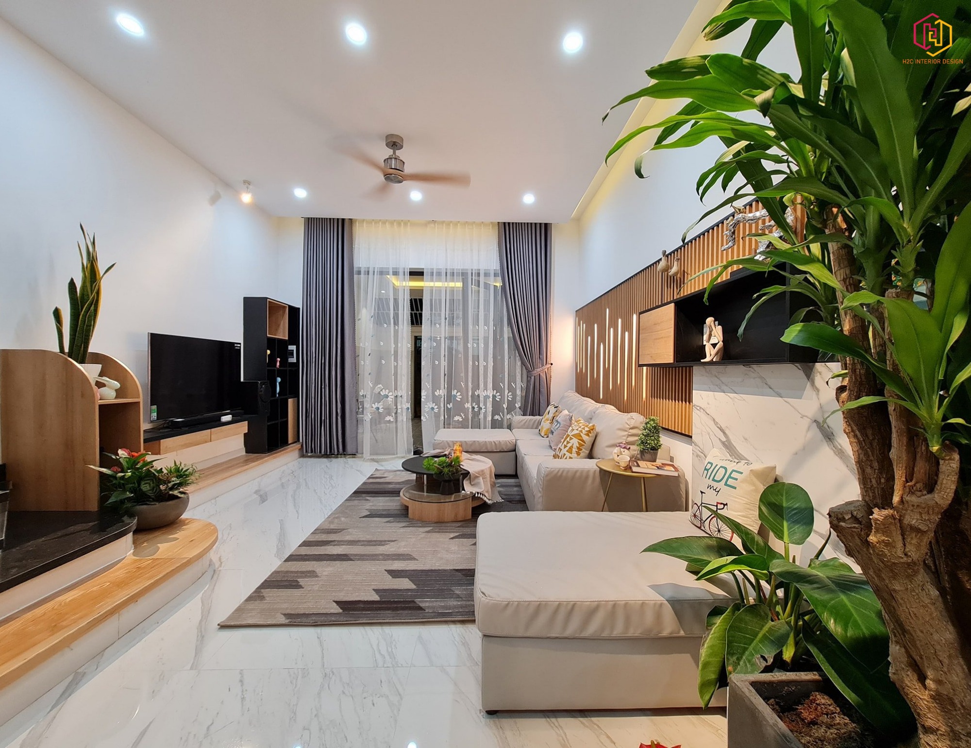 thiết kế nội thất hiện đại, thiết kế nội thất tối giản, nội thất hiện đại sang trọng, H2C INTERIOR DESIGN, Nội Thất H2C, Xây dựng H2C
