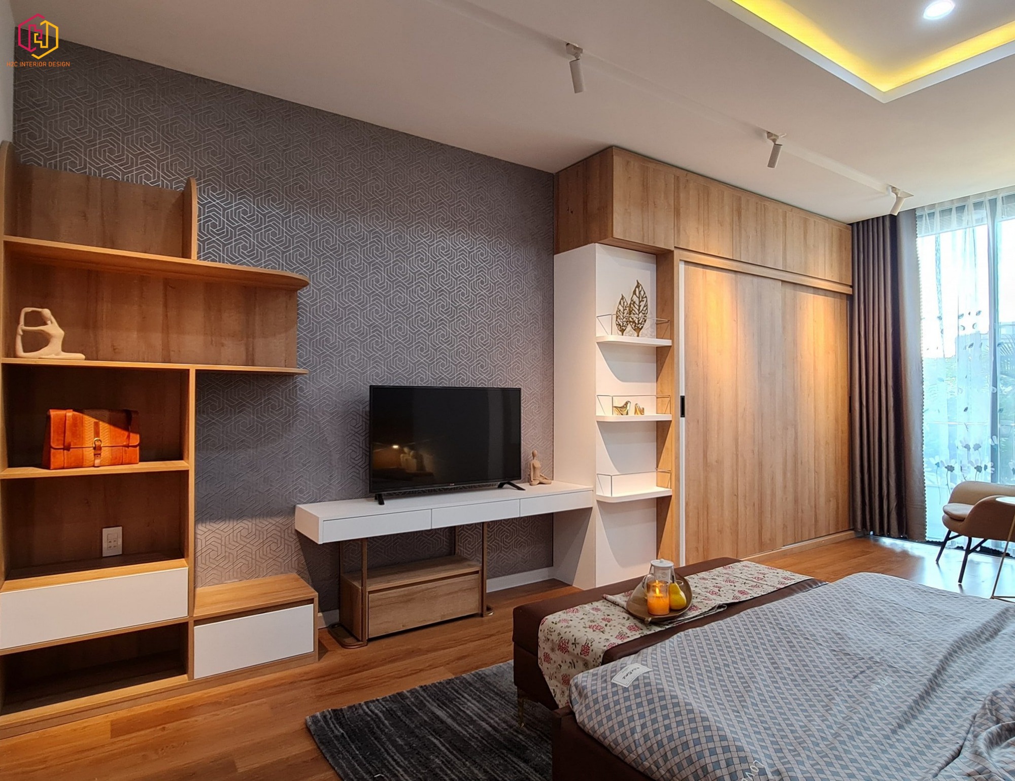 thiết kế nội thất hiện đại, thiết kế nội thất tối giản, nội thất hiện đại sang trọng, H2C INTERIOR DESIGN, Nội Thất H2C, Xây dựng H2C
