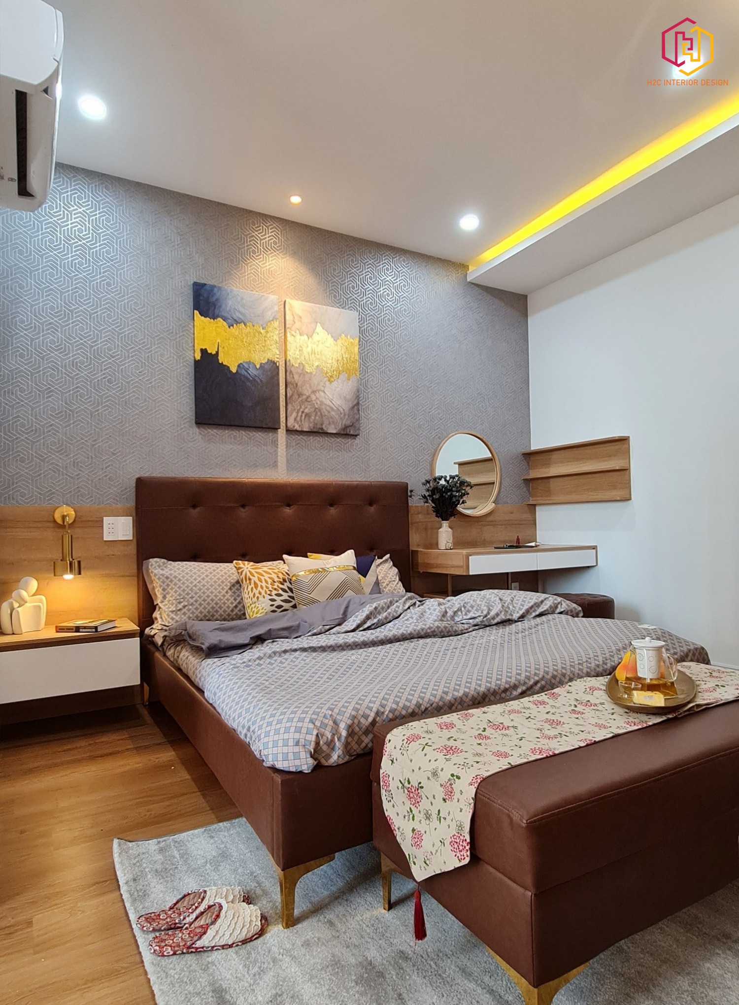 thiết kế nội thất hiện đại, thiết kế nội thất tối giản, nội thất hiện đại sang trọng, H2C INTERIOR DESIGN, Nội Thất H2C, Xây dựng H2C
