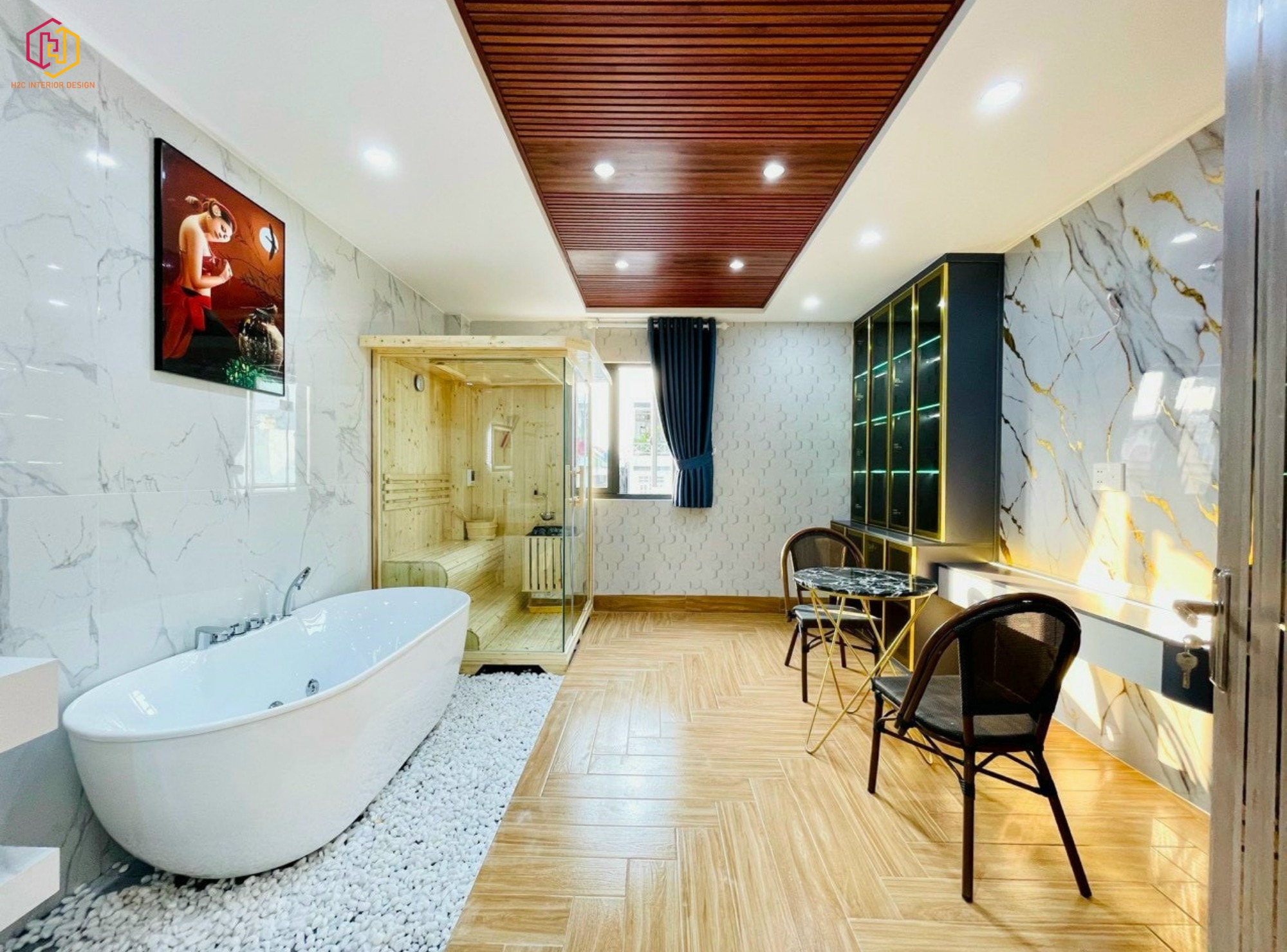 thiết kế nội thất hiện đại, thiết kế nội thất tối giản, nội thất hiện đại sang trọng, H2C INTERIOR DESIGN, Nội Thất H2C, Xây dựng H2C