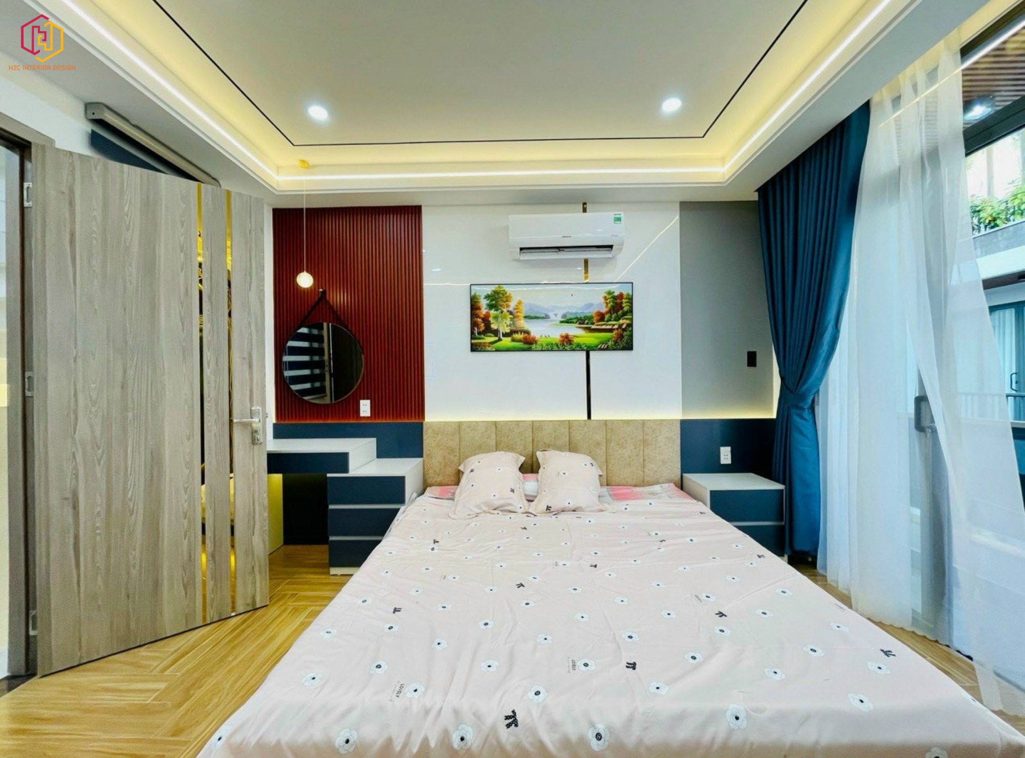 thiết kế nội thất hiện đại, thiết kế nội thất tối giản, nội thất hiện đại sang trọng, H2C INTERIOR DESIGN, Nội Thất H2C, Xây dựng H2C