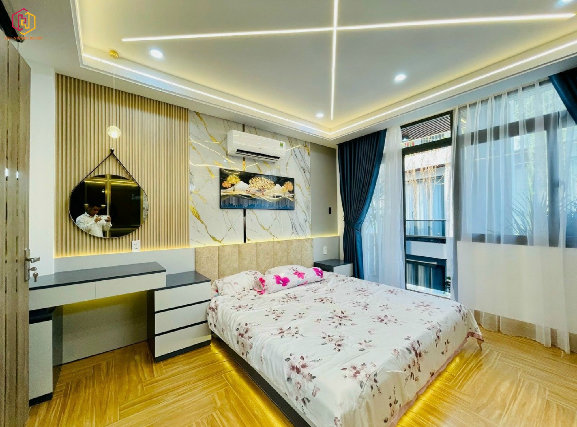 thiết kế nội thất hiện đại, thiết kế nội thất tối giản, nội thất hiện đại sang trọng, H2C INTERIOR DESIGN, Nội Thất H2C, Xây dựng H2C