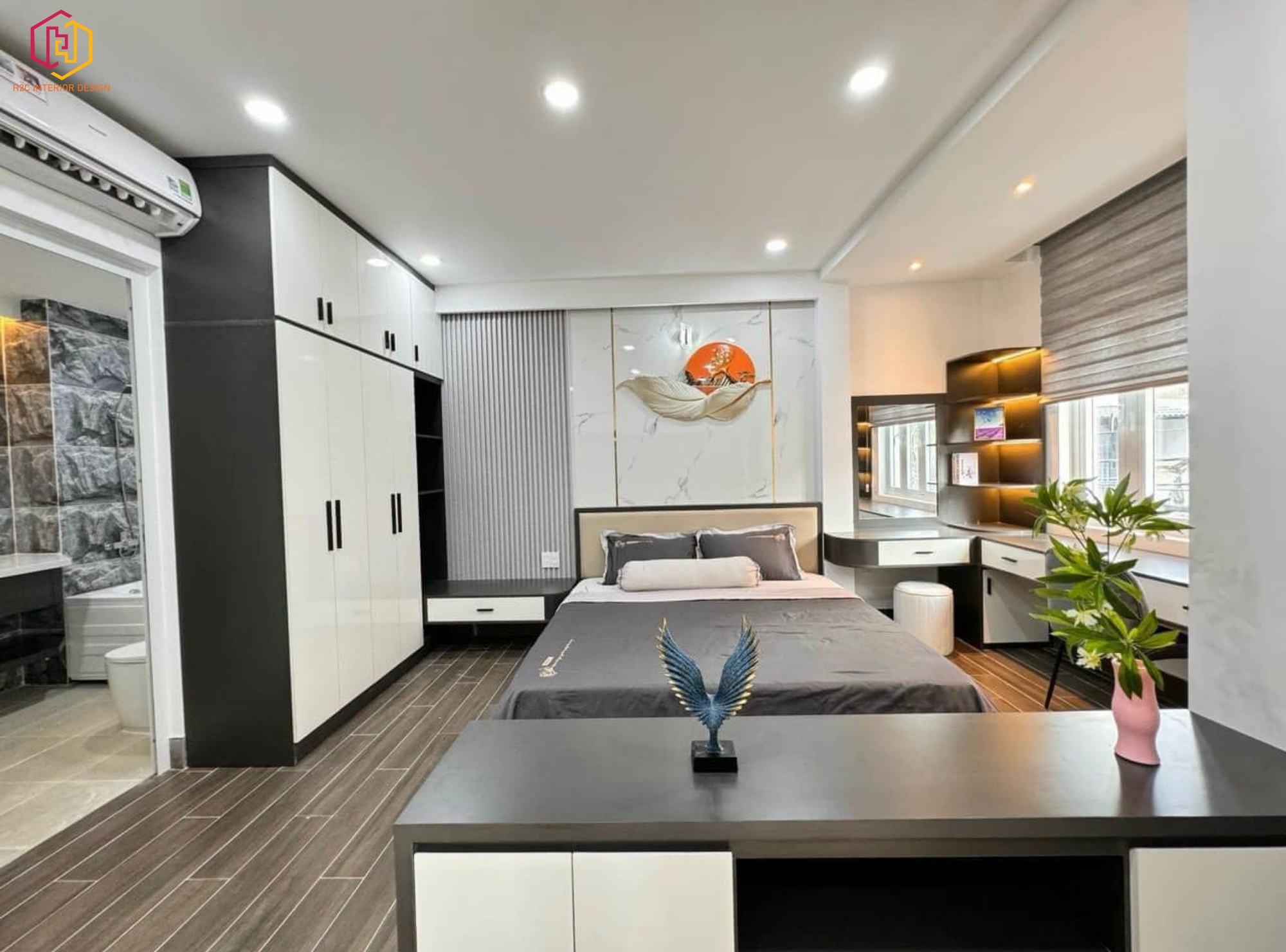 thiết kế nội thất hiện đại, thiết kế nội thất tối giản, nội thất hiện đại sang trọng, H2C INTERIOR DESIGN, Nội Thất H2C, Xây dựng H2C