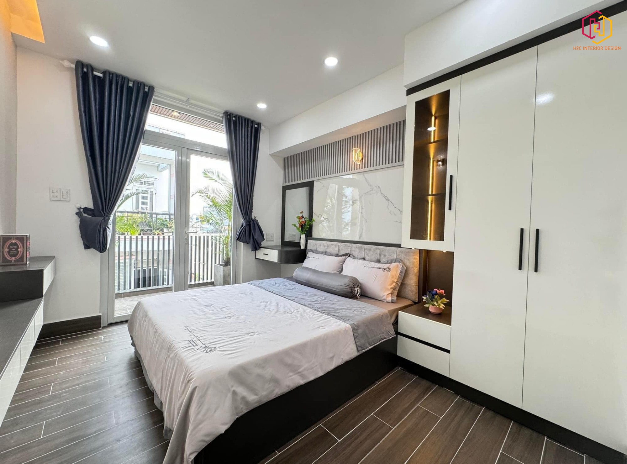thiết kế nội thất hiện đại, thiết kế nội thất tối giản, nội thất hiện đại sang trọng, H2C INTERIOR DESIGN, Nội Thất H2C, Xây dựng H2C
