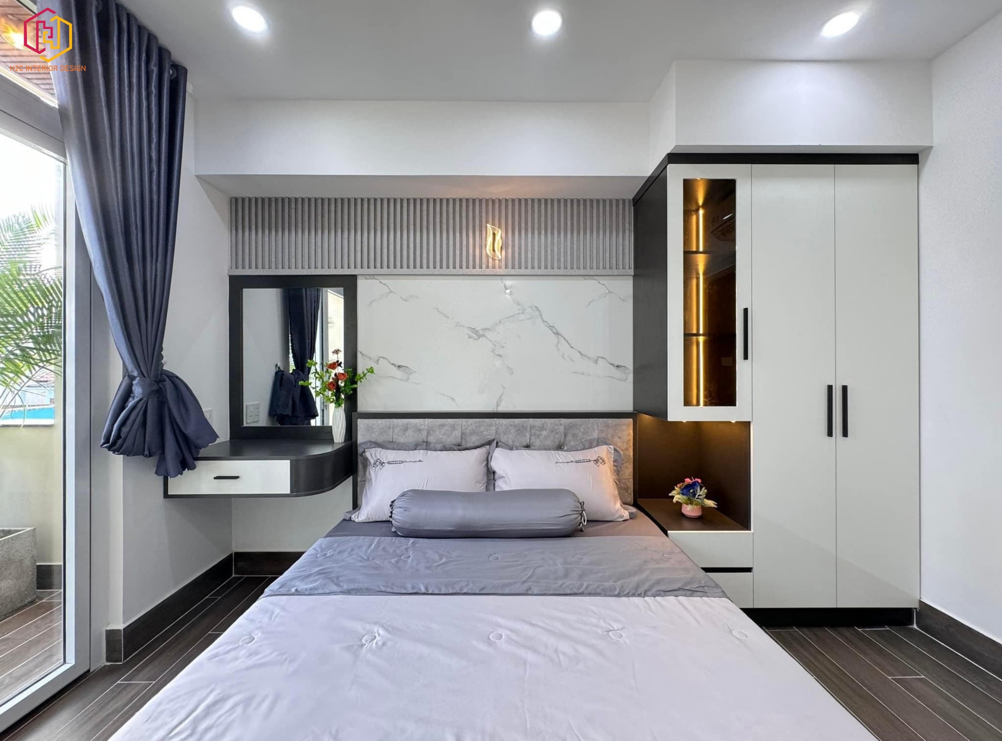 thiết kế nội thất hiện đại, thiết kế nội thất tối giản, nội thất hiện đại sang trọng, H2C INTERIOR DESIGN, Nội Thất H2C, Xây dựng H2C