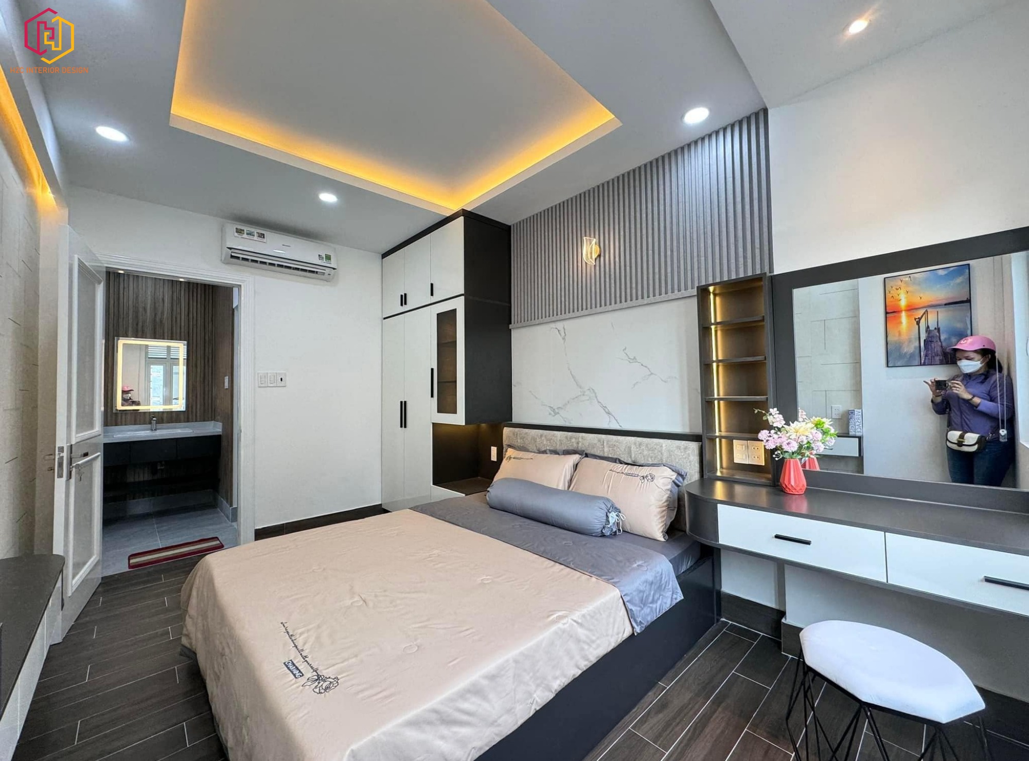 thiết kế nội thất hiện đại, thiết kế nội thất tối giản, nội thất hiện đại sang trọng, H2C INTERIOR DESIGN, Nội Thất H2C, Xây dựng H2C
