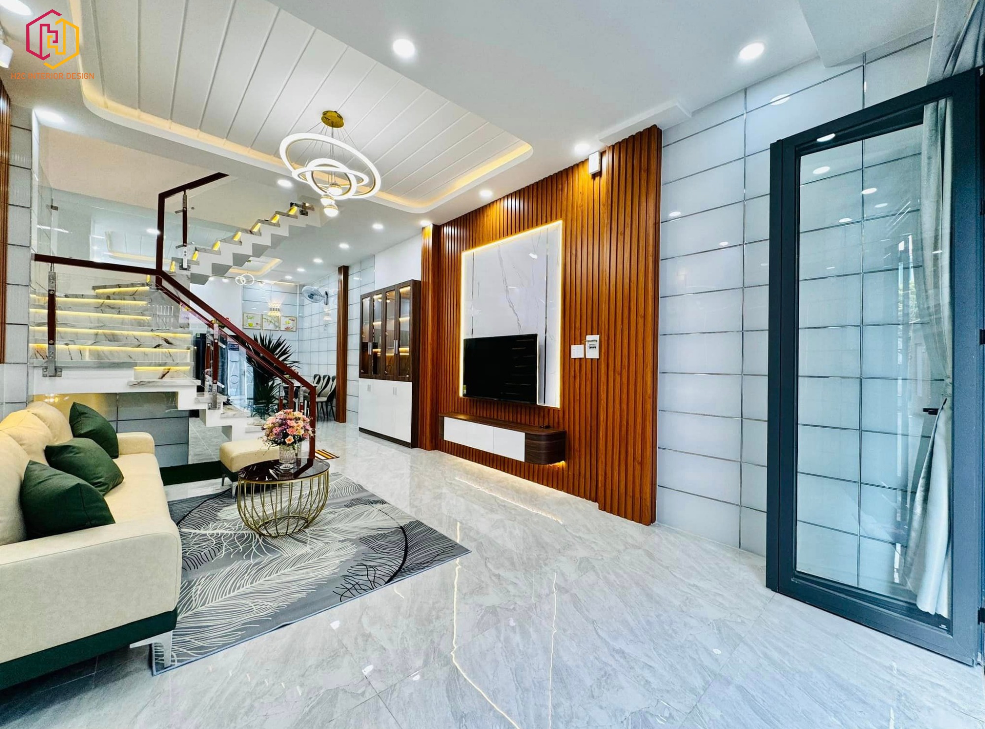 thiết kế nội thất hiện đại, thiết kế nội thất tối giản, nội thất hiện đại sang trọng, H2C INTERIOR DESIGN, Nội Thất H2C, Xây dựng H2C