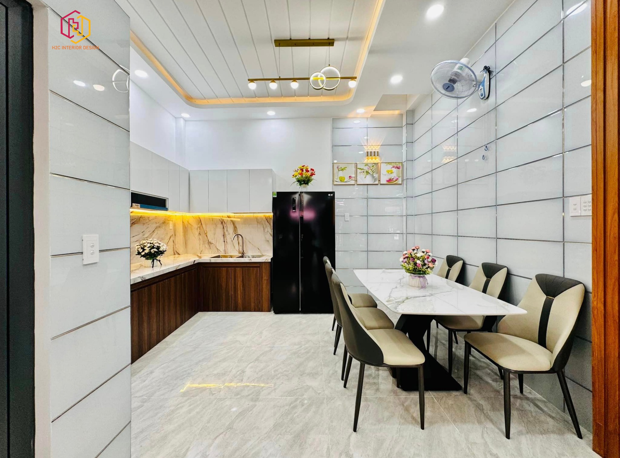 thiết kế nội thất hiện đại, thiết kế nội thất tối giản, nội thất hiện đại sang trọng, H2C INTERIOR DESIGN, Nội Thất H2C, Xây dựng H2C