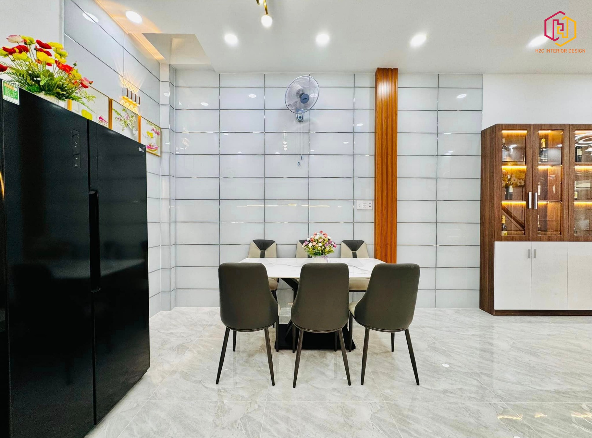 thiết kế nội thất hiện đại, thiết kế nội thất tối giản, nội thất hiện đại sang trọng, H2C INTERIOR DESIGN, Nội Thất H2C, Xây dựng H2C