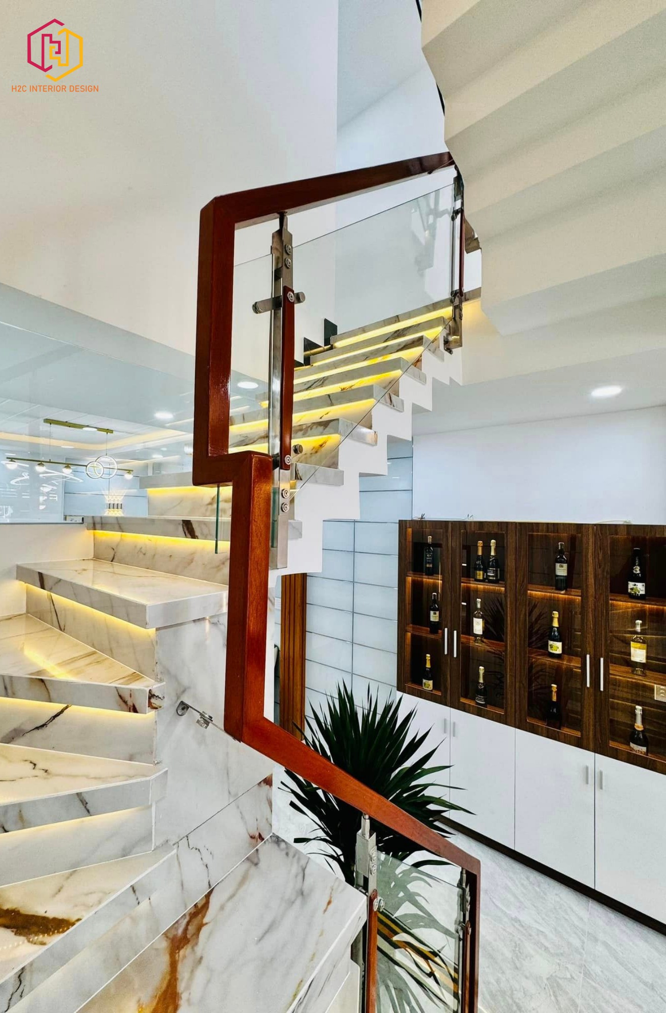 thiết kế nội thất hiện đại, thiết kế nội thất tối giản, nội thất hiện đại sang trọng, H2C INTERIOR DESIGN, Nội Thất H2C, Xây dựng H2C