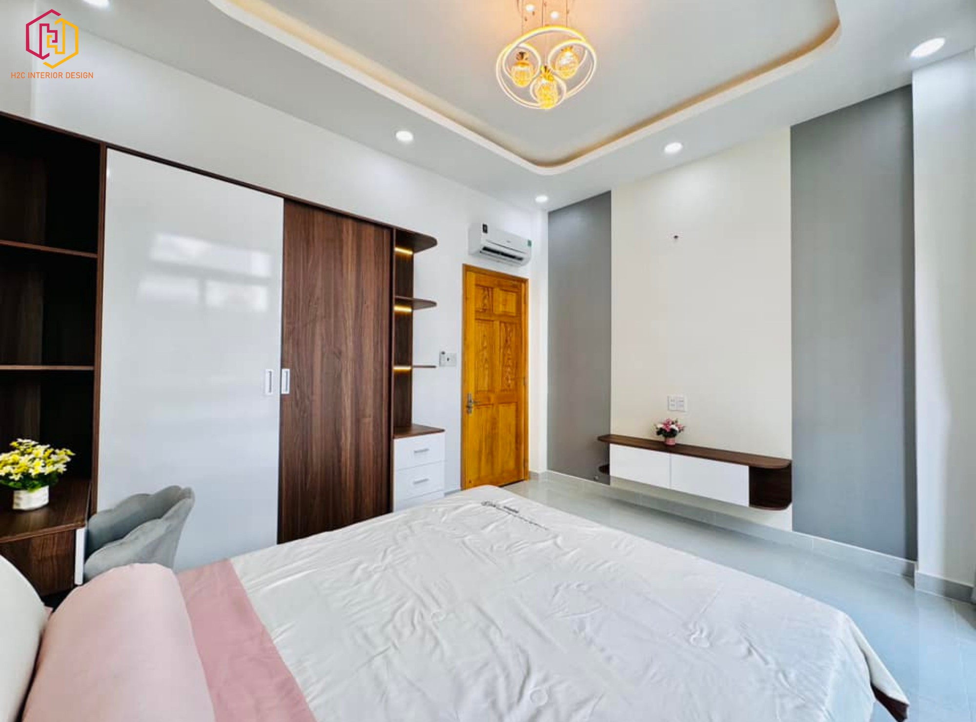 thiết kế nội thất hiện đại, thiết kế nội thất tối giản, nội thất hiện đại sang trọng, H2C INTERIOR DESIGN, Nội Thất H2C, Xây dựng H2C