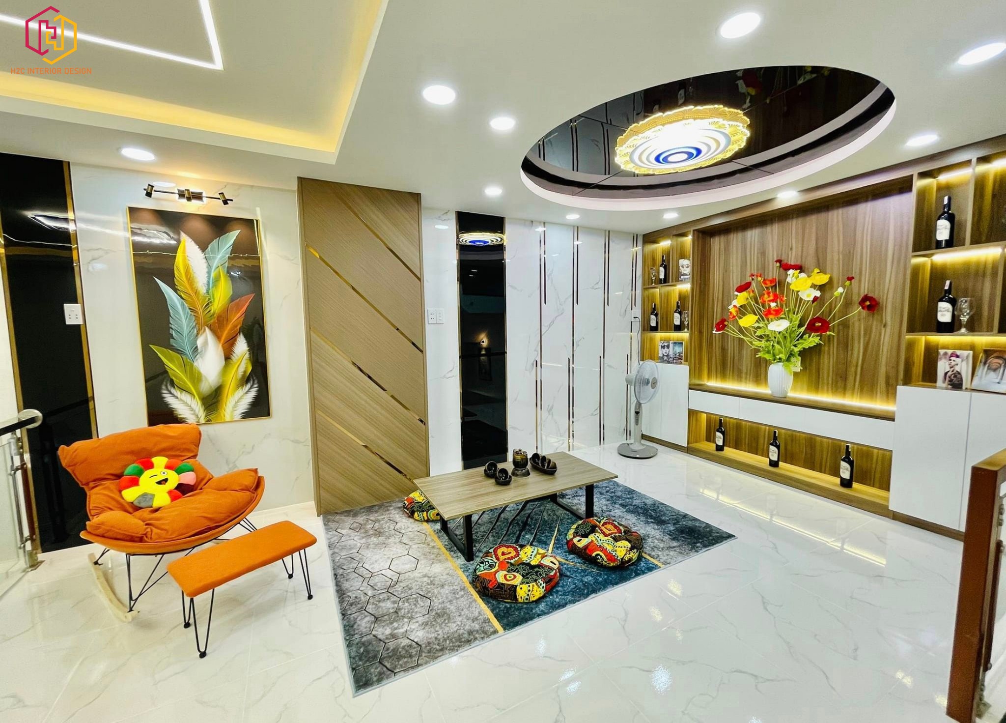 thiết kế nội thất hiện đại, thiết kế nội thất tối giản, nội thất hiện đại sang trọng, H2C INTERIOR DESIGN, Nội Thất H2C, Xây dựng H2C