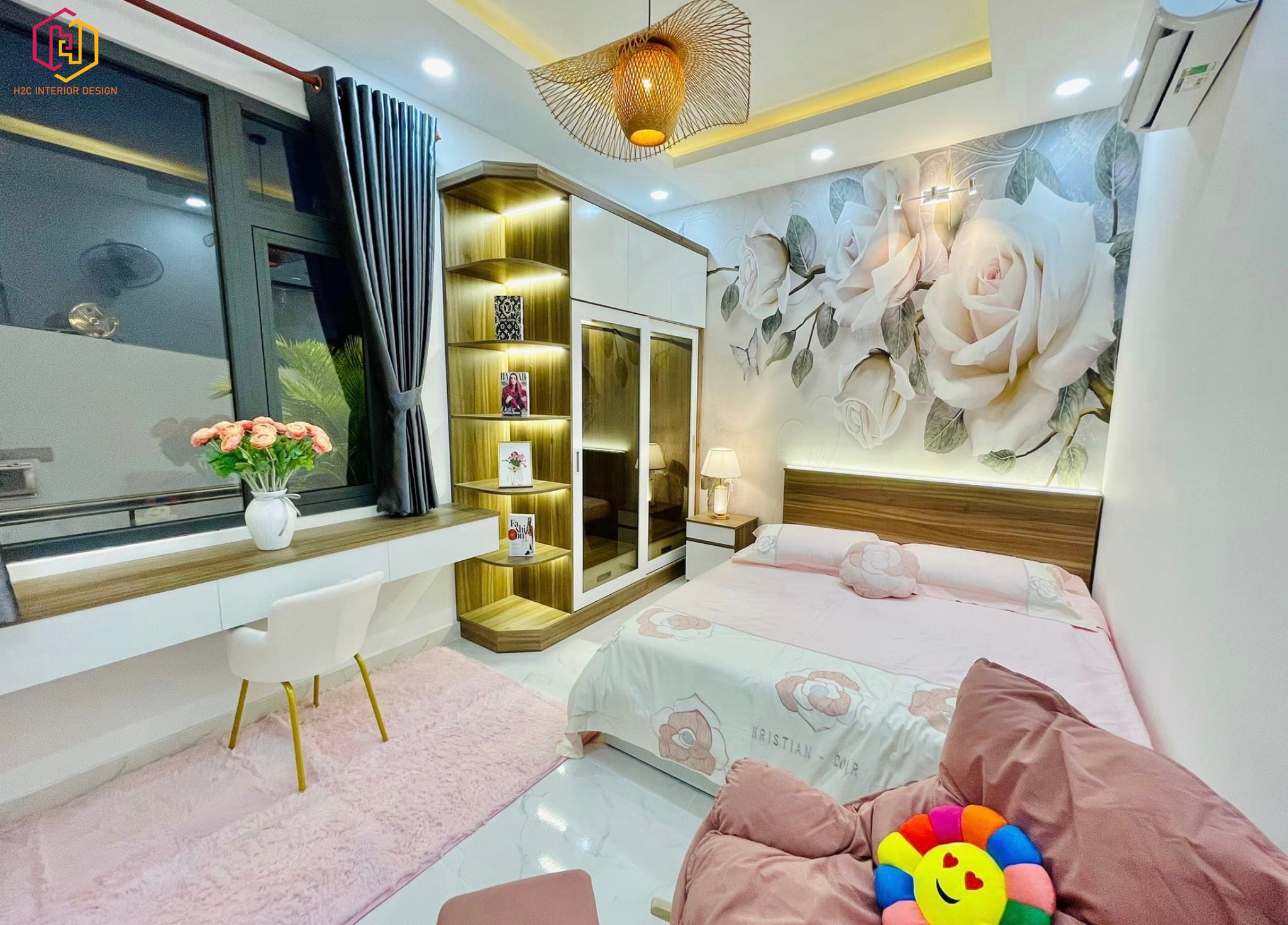 thiết kế nội thất hiện đại, thiết kế nội thất tối giản, nội thất hiện đại sang trọng, H2C INTERIOR DESIGN, Nội Thất H2C, Xây dựng H2C