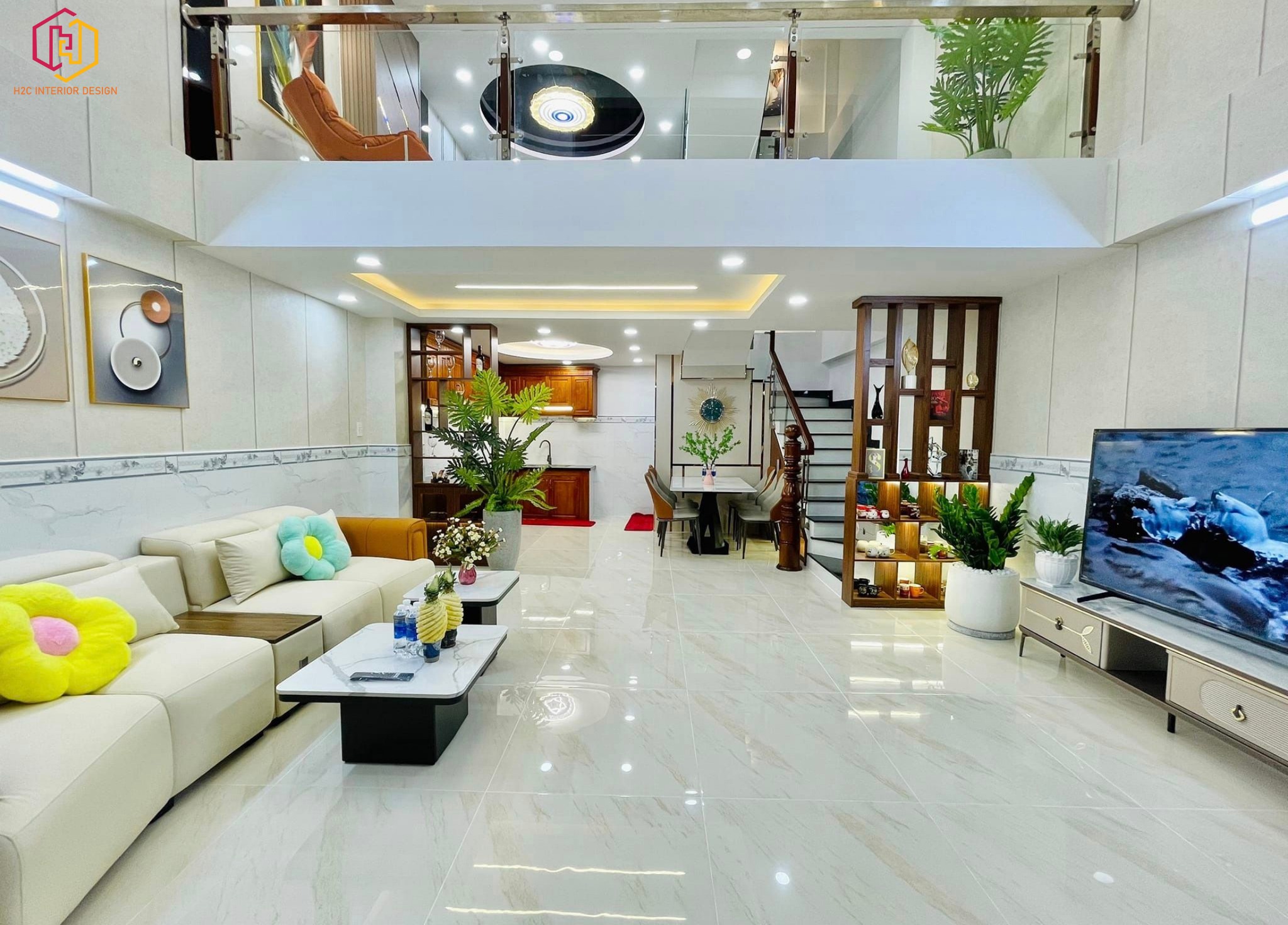 thiết kế nội thất hiện đại, thiết kế nội thất tối giản, nội thất hiện đại sang trọng, H2C INTERIOR DESIGN, Nội Thất H2C, Xây dựng H2C