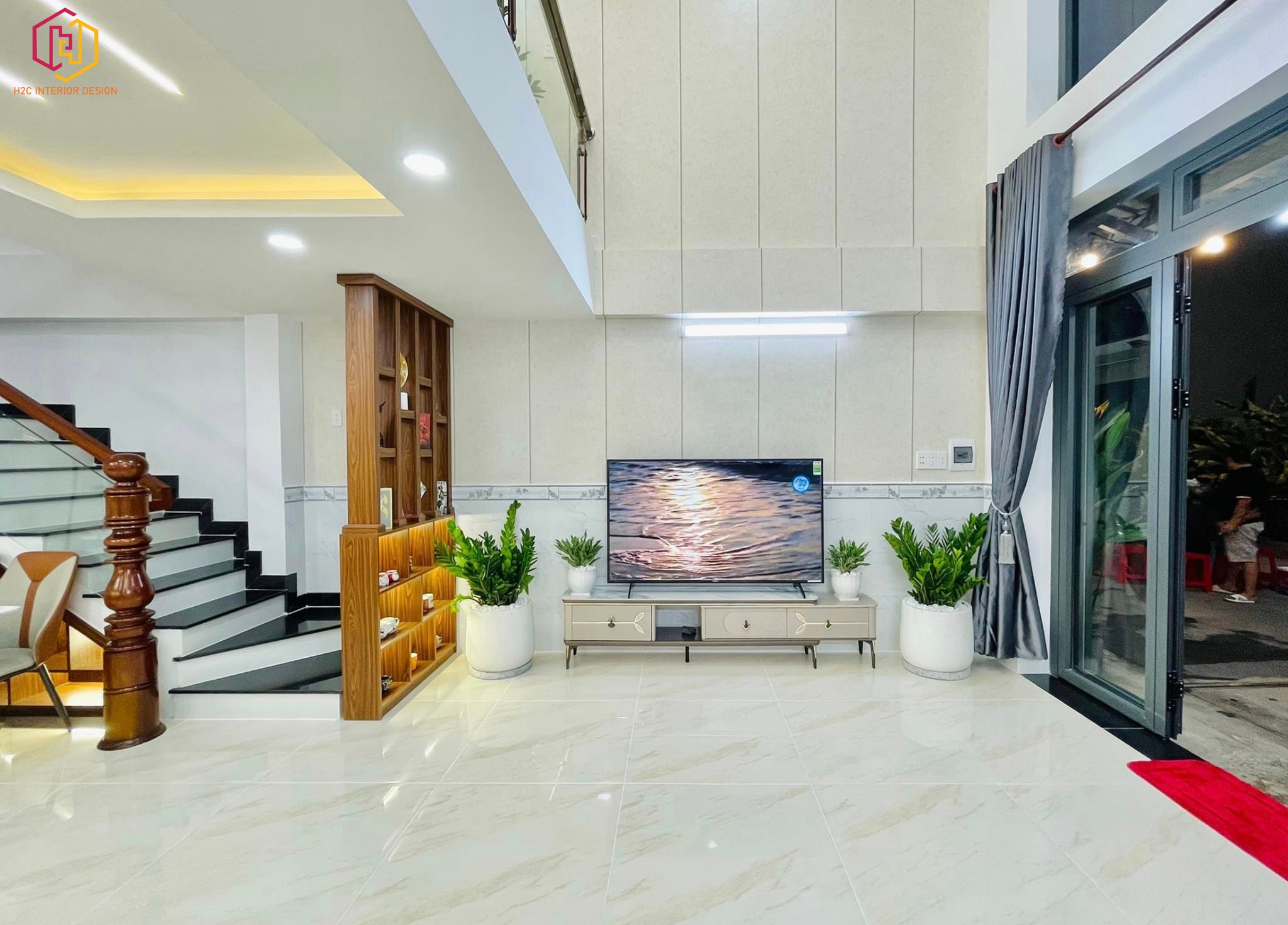 thiết kế nội thất hiện đại, thiết kế nội thất tối giản, nội thất hiện đại sang trọng, H2C INTERIOR DESIGN, Nội Thất H2C, Xây dựng H2C