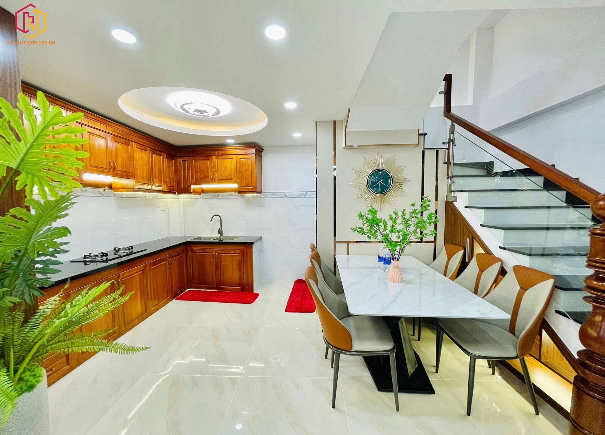 thiết kế nội thất hiện đại, thiết kế nội thất tối giản, nội thất hiện đại sang trọng, H2C INTERIOR DESIGN, Nội Thất H2C, Xây dựng H2C