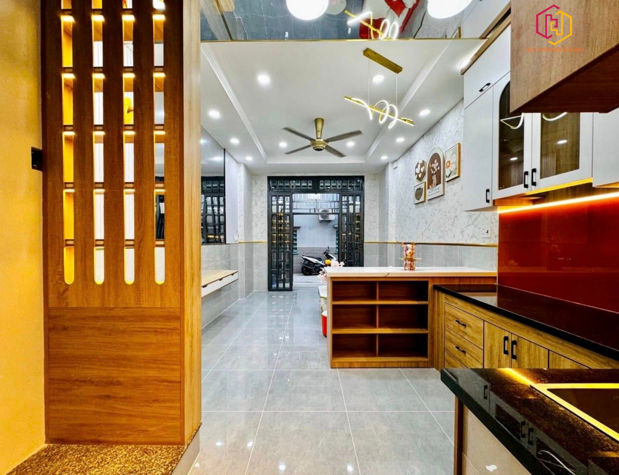 thiết kế nội thất hiện đại, thiết kế nội thất tối giản, nội thất hiện đại sang trọng, H2C INTERIOR DESIGN, Nội Thất H2C, Xây dựng H2C