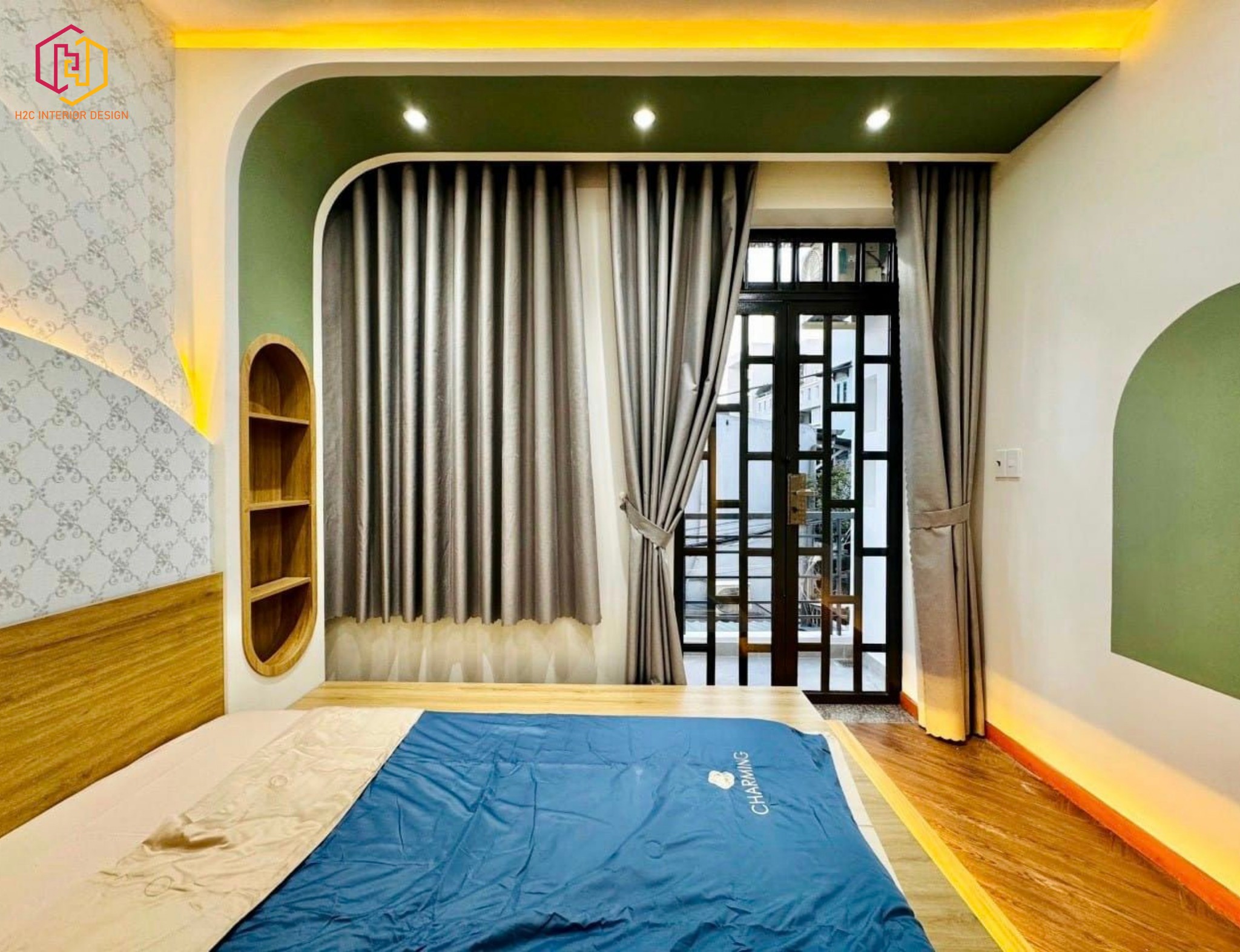 thiết kế nội thất hiện đại, thiết kế nội thất tối giản, nội thất hiện đại sang trọng, H2C INTERIOR DESIGN, Nội Thất H2C, Xây dựng H2C