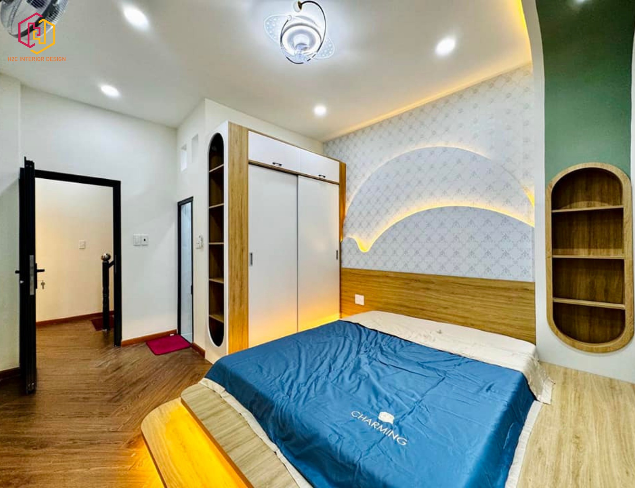 thiết kế nội thất hiện đại, thiết kế nội thất tối giản, nội thất hiện đại sang trọng, H2C INTERIOR DESIGN, Nội Thất H2C, Xây dựng H2C