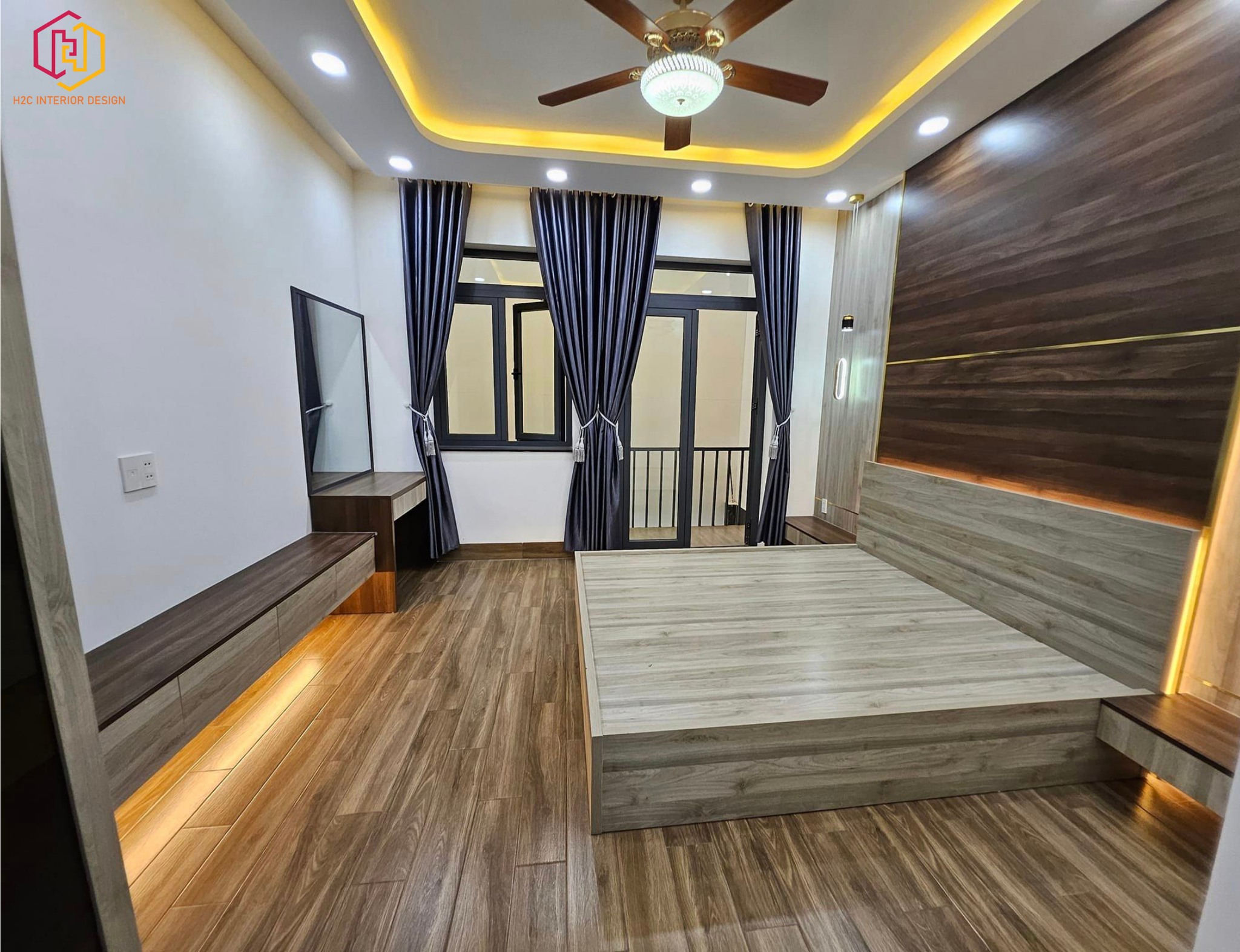 thiết kế nội thất hiện đại, thiết kế nội thất tối giản, nội thất hiện đại sang trọng, H2C INTERIOR DESIGN, Nội Thất H2C, Xây dựng H2C