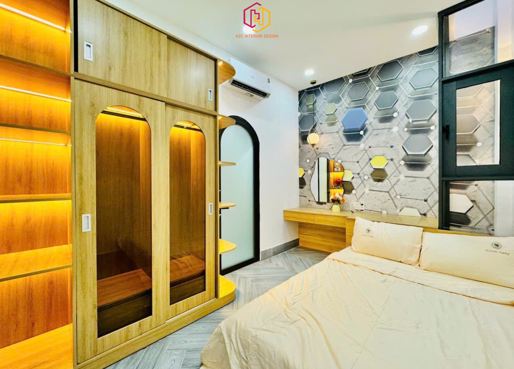 thiết kế nội thất hiện đại, thiết kế nội thất tối giản, nội thất hiện đại sang trọng, H2C INTERIOR DESIGN, Nội Thất H2C, Xây dựng H2C