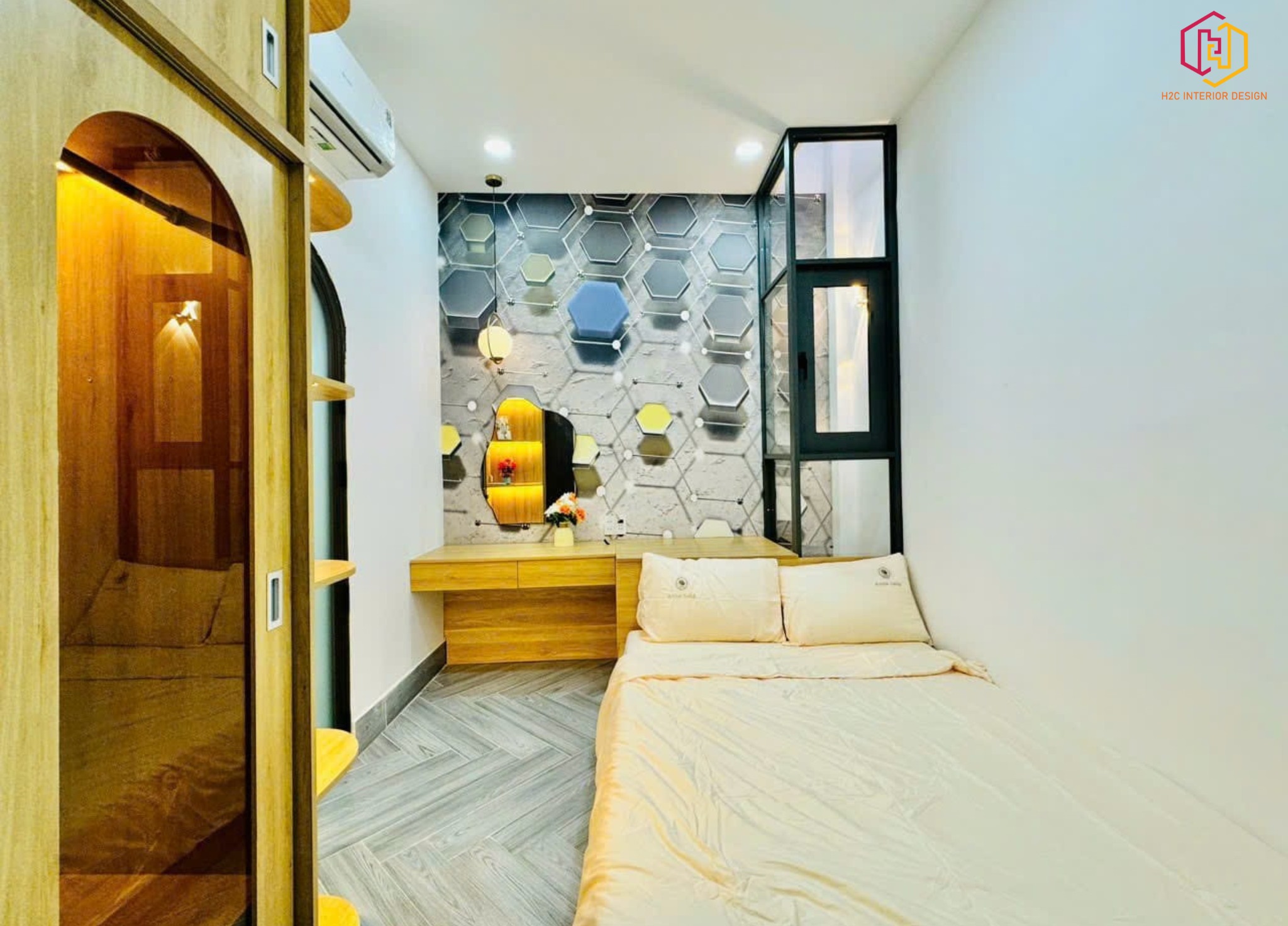 thiết kế nội thất hiện đại, thiết kế nội thất tối giản, nội thất hiện đại sang trọng, H2C INTERIOR DESIGN, Nội Thất H2C, Xây dựng H2C