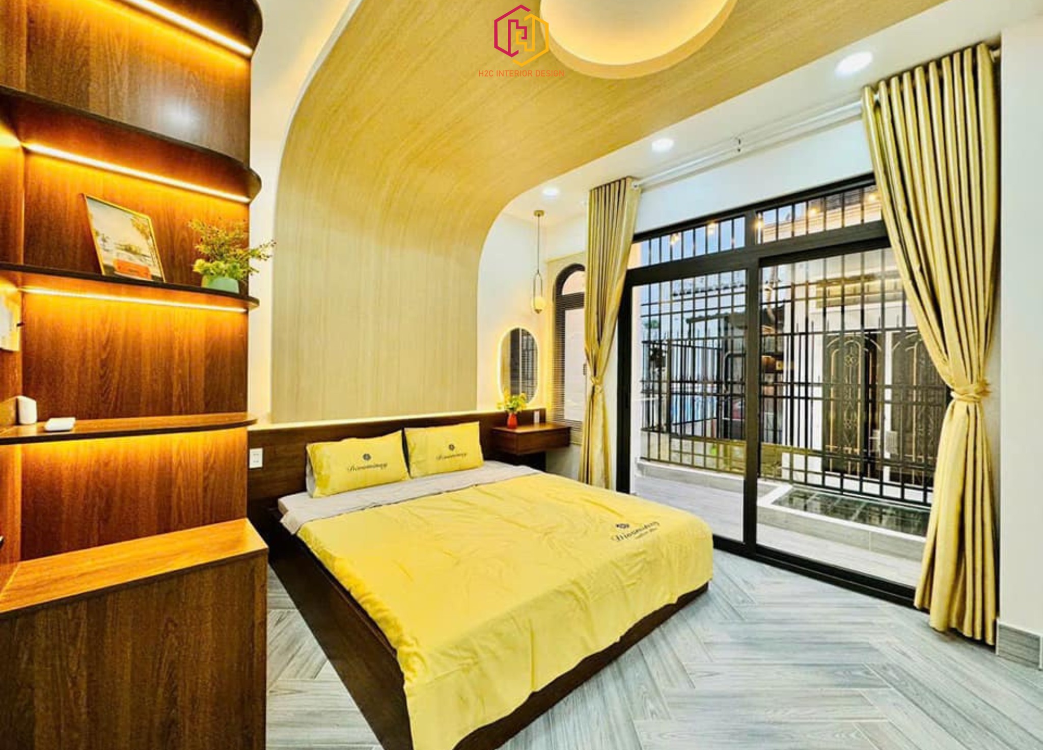 thiết kế nội thất hiện đại, thiết kế nội thất tối giản, nội thất hiện đại sang trọng, H2C INTERIOR DESIGN, Nội Thất H2C, Xây dựng H2C