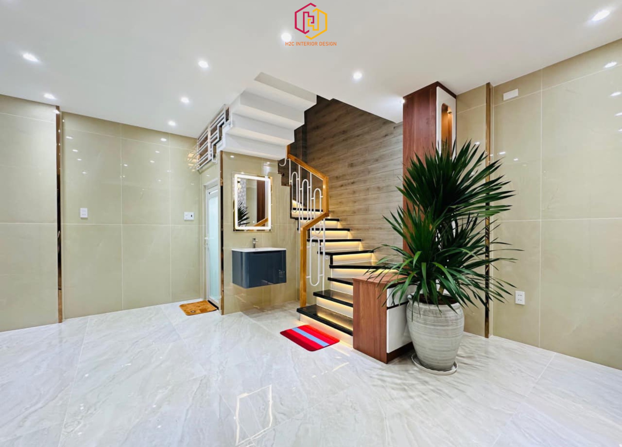 thiết kế nội thất hiện đại, thiết kế nội thất tối giản, nội thất hiện đại sang trọng, H2C INTERIOR DESIGN, Nội Thất H2C, Xây dựng H2C