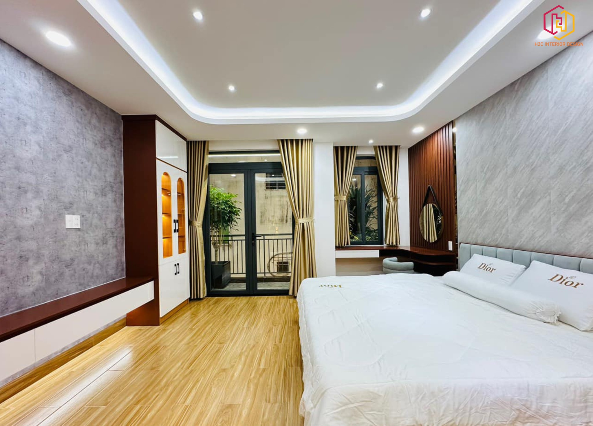 thiết kế nội thất hiện đại, thiết kế nội thất tối giản, nội thất hiện đại sang trọng, H2C INTERIOR DESIGN, Nội Thất H2C, Xây dựng H2C