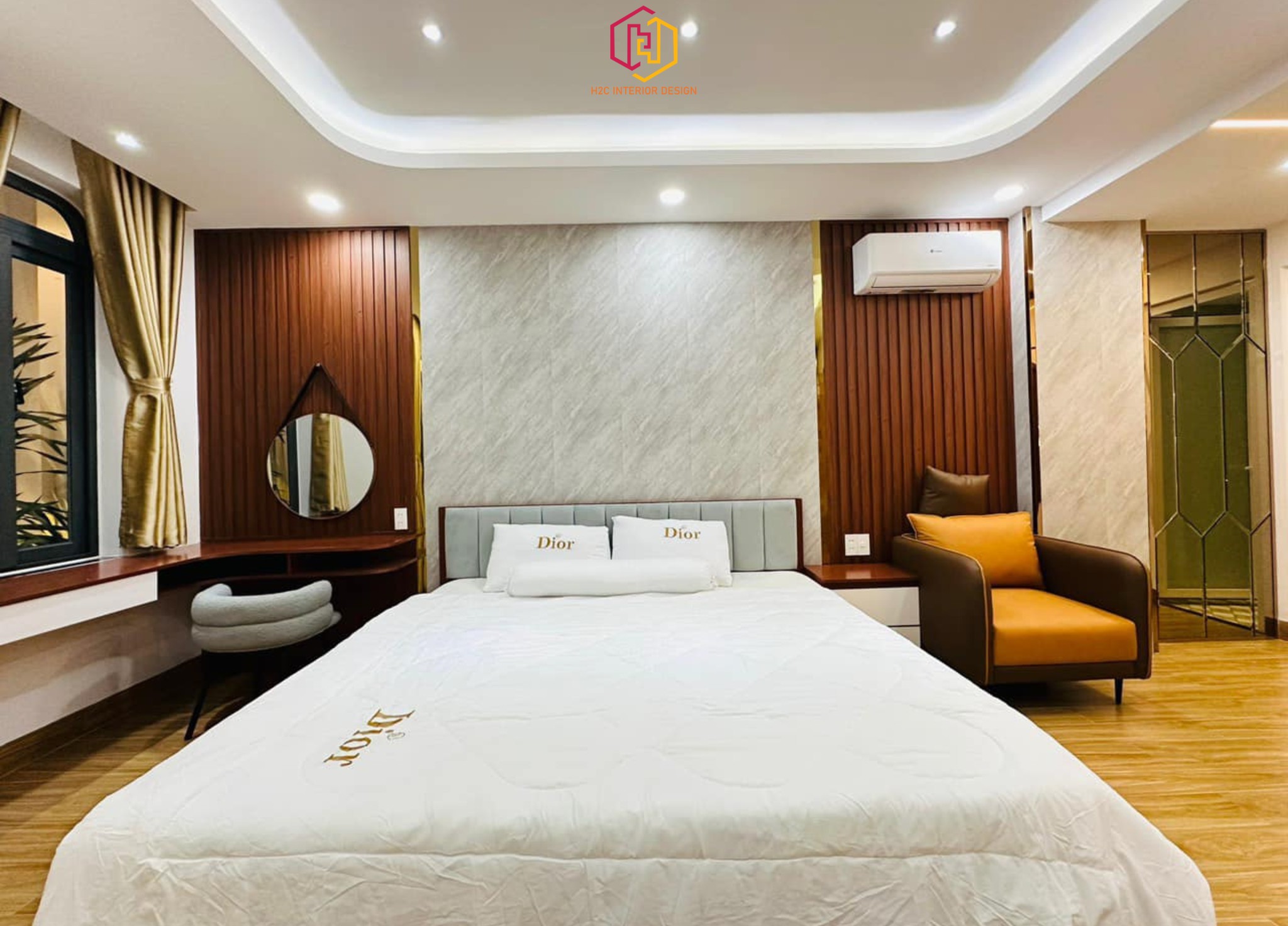 thiết kế nội thất hiện đại, thiết kế nội thất tối giản, nội thất hiện đại sang trọng, H2C INTERIOR DESIGN, Nội Thất H2C, Xây dựng H2C