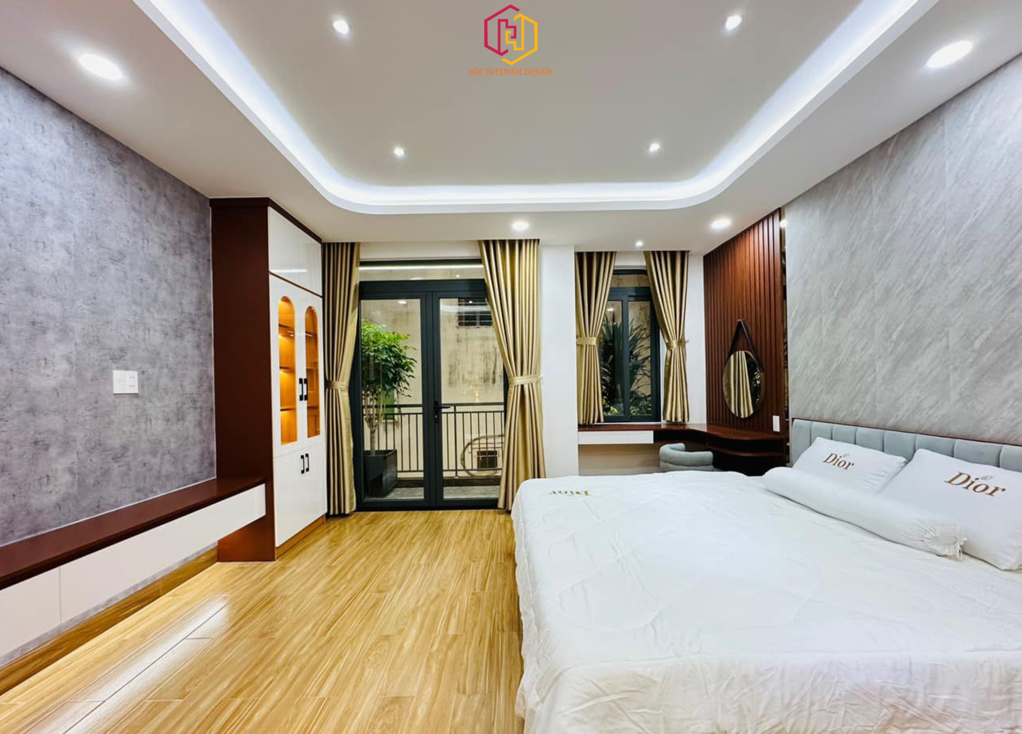 thiết kế nội thất hiện đại, thiết kế nội thất tối giản, nội thất hiện đại sang trọng, H2C INTERIOR DESIGN, Nội Thất H2C, Xây dựng H2C