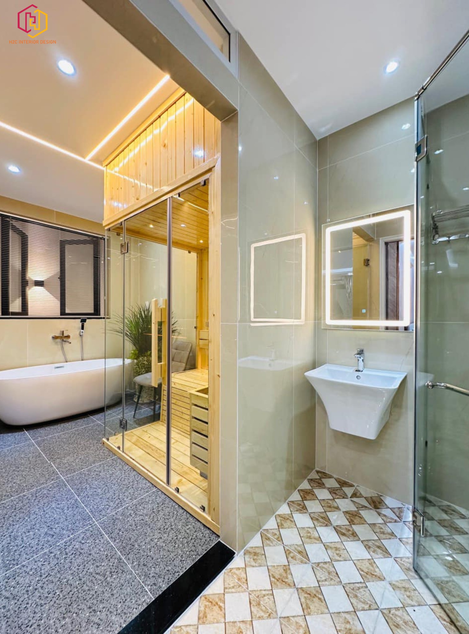 thiết kế nội thất hiện đại, thiết kế nội thất tối giản, nội thất hiện đại sang trọng, H2C INTERIOR DESIGN, Nội Thất H2C, Xây dựng H2C