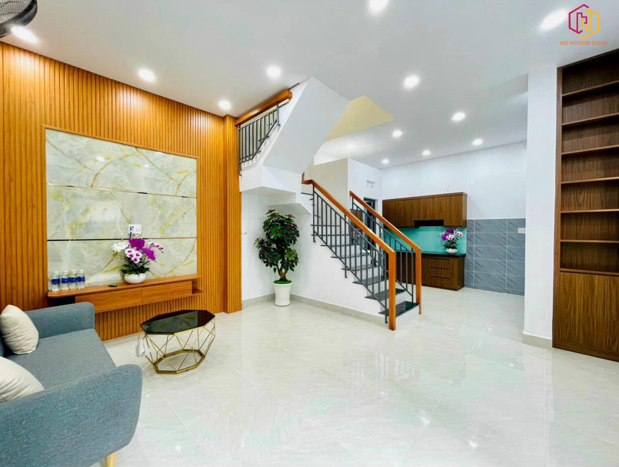 thiết kế nội thất hiện đại, thiết kế nội thất tối giản, nội thất hiện đại sang trọng, H2C INTERIOR DESIGN, Nội Thất H2C, Xây dựng H2C