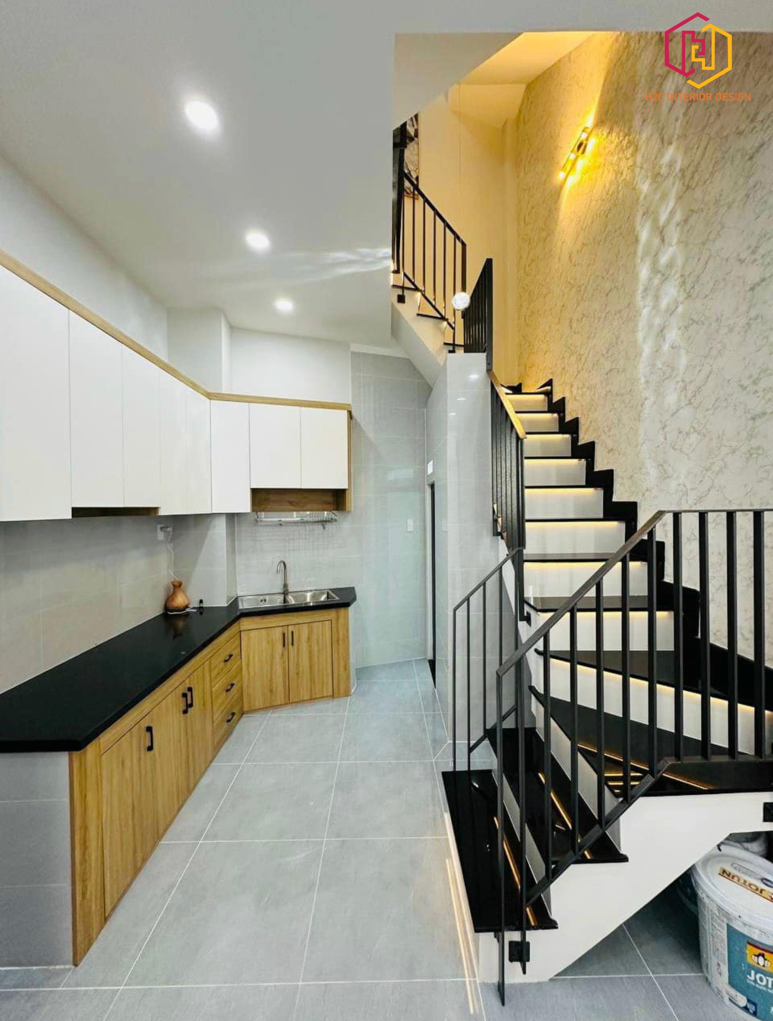 thiết kế nội thất hiện đại, thiết kế nội thất tối giản, nội thất hiện đại sang trọng, H2C INTERIOR DESIGN, Nội Thất H2C, Xây dựng H2C